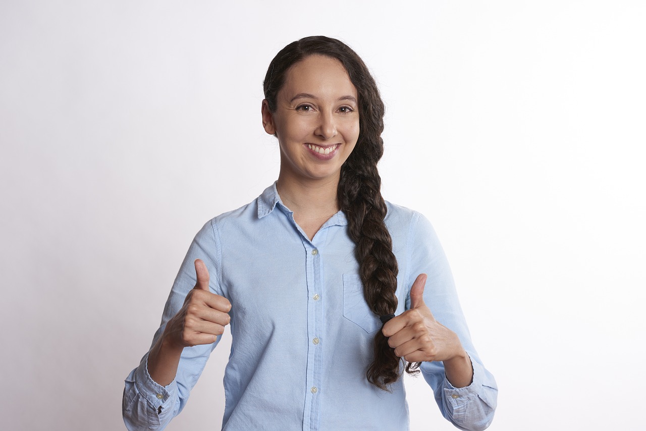 person, thumbs up, smiling, success, happy, thumbs, young, gesture, business, hand, smile, female, woman, positive, ok, approval, happiness, successful, expression, okay, portrait, up, joy, cheerful, adult, good, human resources, hiring, monday, workspace, public speaking, fun, thumbs up, thumbs up, thumbs up, thumbs up, thumbs up, public speaking